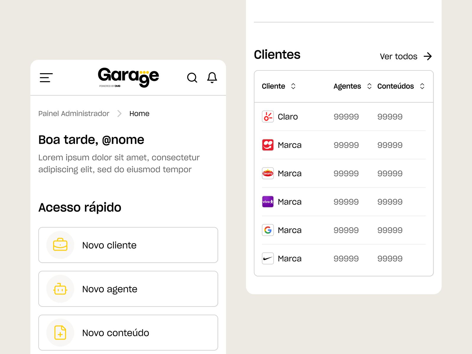 DM9 — versão mobile da plataforma